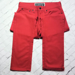 Levis 511 Red Slim Stretch Skinny Jeans 32x30 NWOT